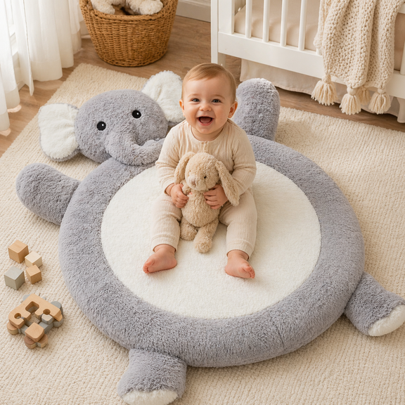 Mata pluszowa Baby Słonik