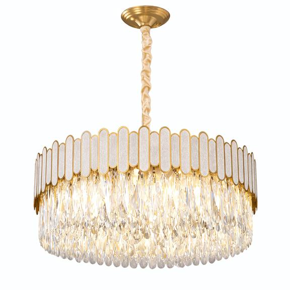 Люстра APP1747-8CP 60 cm Gold