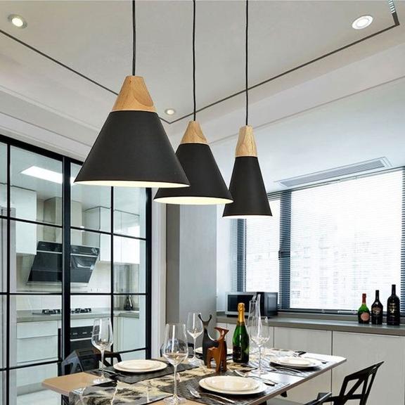 Hängelampe Scandi A Black