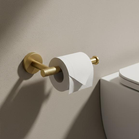 Portarrollos de papel higiénico 5709 Galo Brush Gold