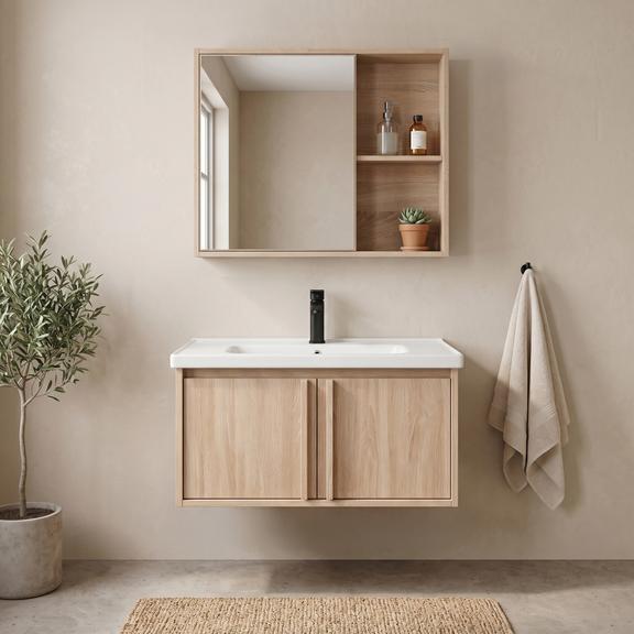 Bathroom furniture set with washbasin Gama T25023 BXM 80CM