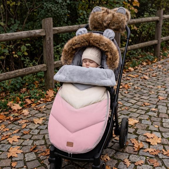 Śpiworek dziecięcy Teddy PRO-V Pastel Różowy
