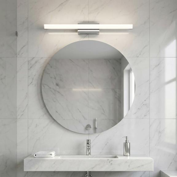 ΦΩΤΙΣΤΙΚΟ ΤΟΙΧΟΥ ΜΠΑΝΙΟΥ LED 60CM APP1846-1W CHROM