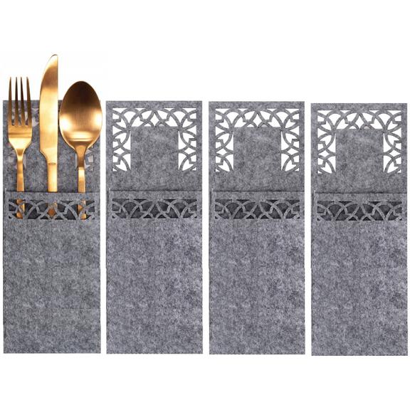 Pokrowiec na sztućce Świateczny 4 szt KF357-4G