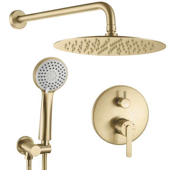 Shower system Rea Ontario Brush Gold + BOX
