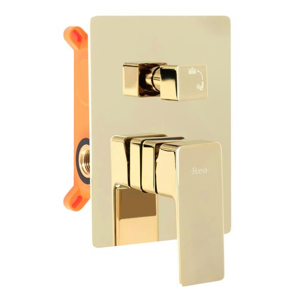 Inbouw regendoucheset REA ORIX Gold + BOX