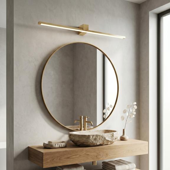 Badkamer LED-wandlamp SWE045-1W 80 cm GOLD