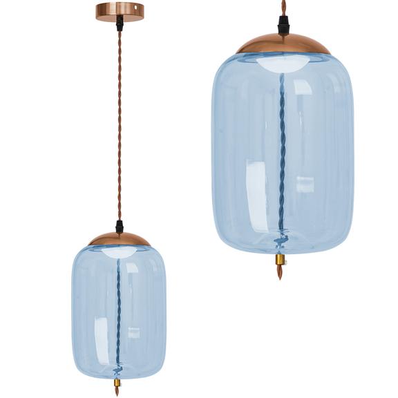 Hängelampe Glas LED Blue APP443-CP