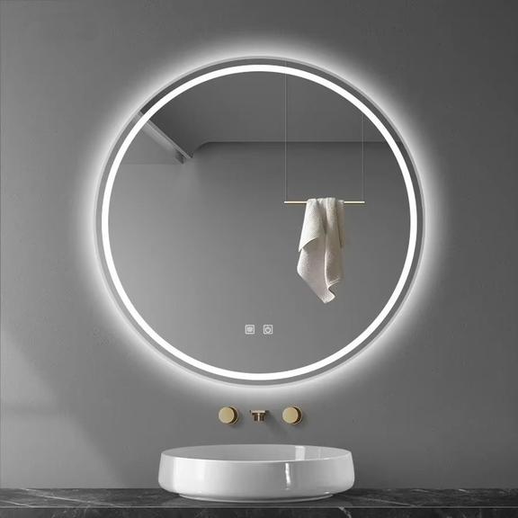 Mirror LED 80cm MMJ BRUSH SILVER