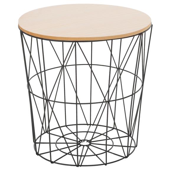 Druciany stolik kawowy Twins Rozmiar L