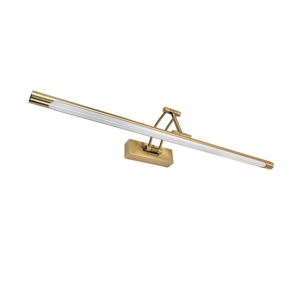 Kúpeľňové nástenné LED svietidlo SWE023-1W 60cm Brush Gold