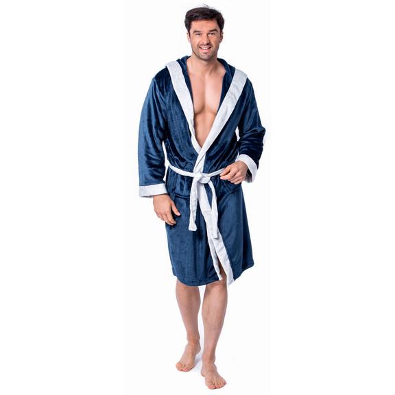 Szlafrok męski Comfort Navy