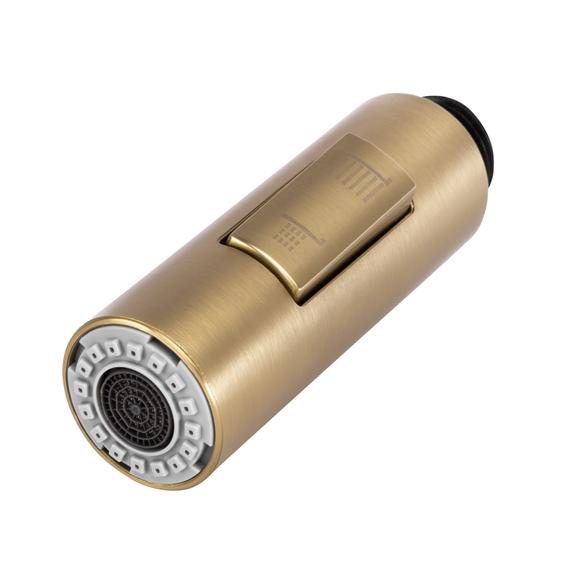 Air outlet with aerator for kitchen faucet REA Fresh Brush Gold