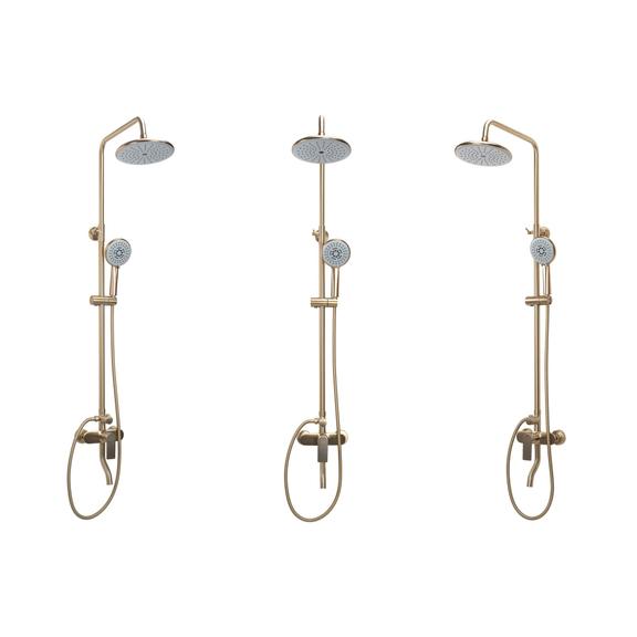 Rea VERSO Brush Gold -suihkusetti harjattua kultaa