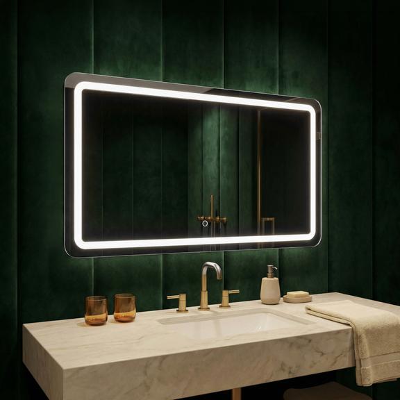 Lustro ścienne LED 100x60cm EDIT