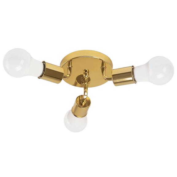 Trojité kovové stropné svietidlo APP704-3C Gold
