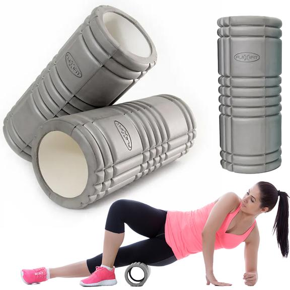 Wałek do masażu Plain Roller Flexifit Szary