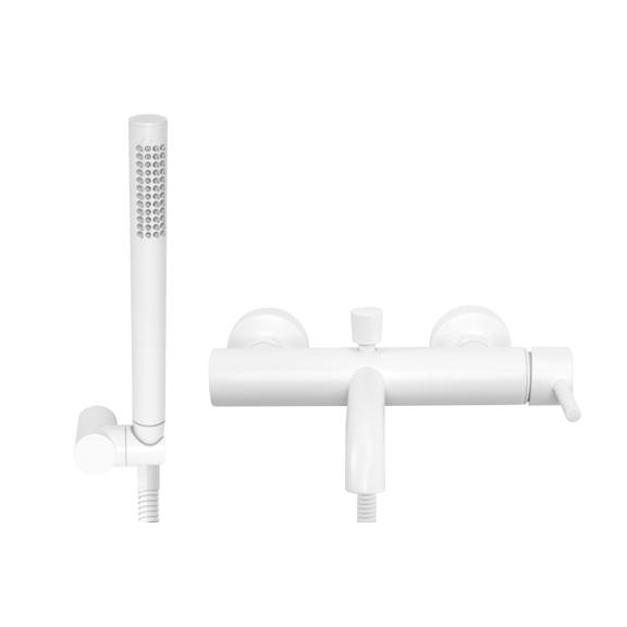 Grifo de bañera Rea Lungo White Matt