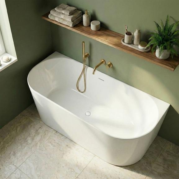 Baignoire acrylique murale CAPRI SLIM 170cm