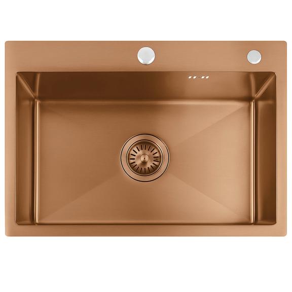 Évier en acier Liam BRUSH COPPER