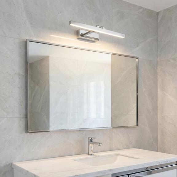 Kúpeľňové nástenné LED svietidlo APP1858-1W 60 cm Chrome