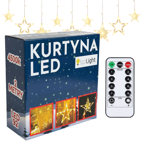 Kurtyna LED z Pilotem GL2004