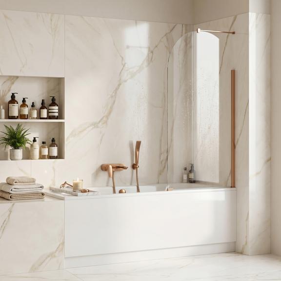 Bathtub screen Rea Travis Copper Brush 80