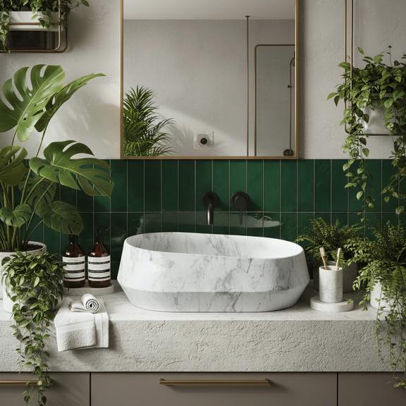 Opzetwastafel Rea Zoe Dune