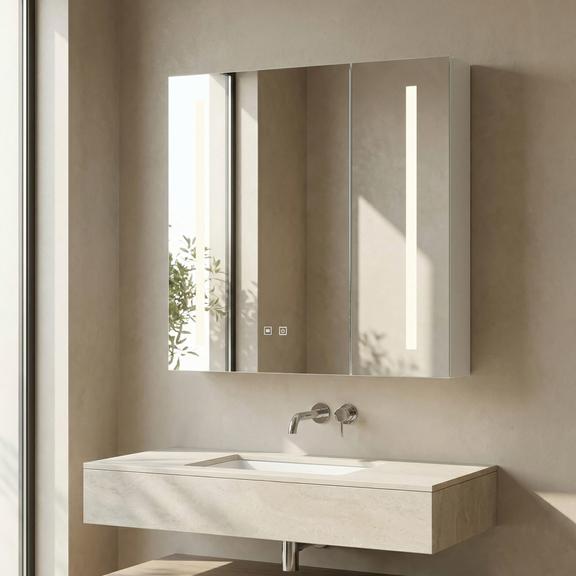 LED-es tükrös szekrény M1015-60 60x65