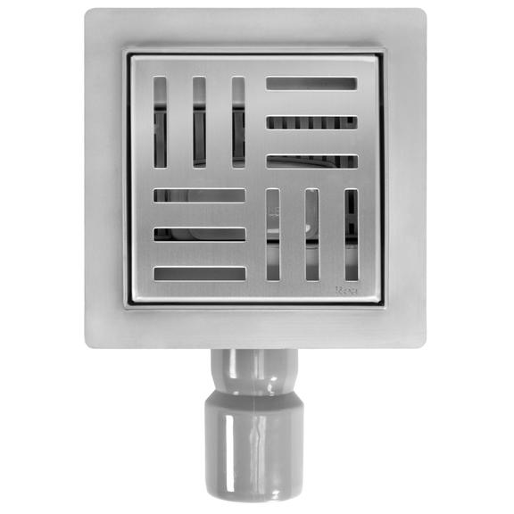 Duschrinne REA CROSS Nickel Brush 12x12