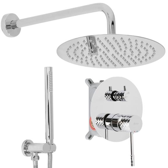 Shower system  Rea Lungo Diamond Chrome + BOX