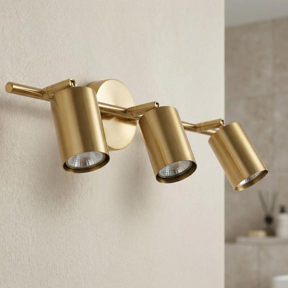 Kupatilska zidna lampa APP1898-3W BRUSH GOLD