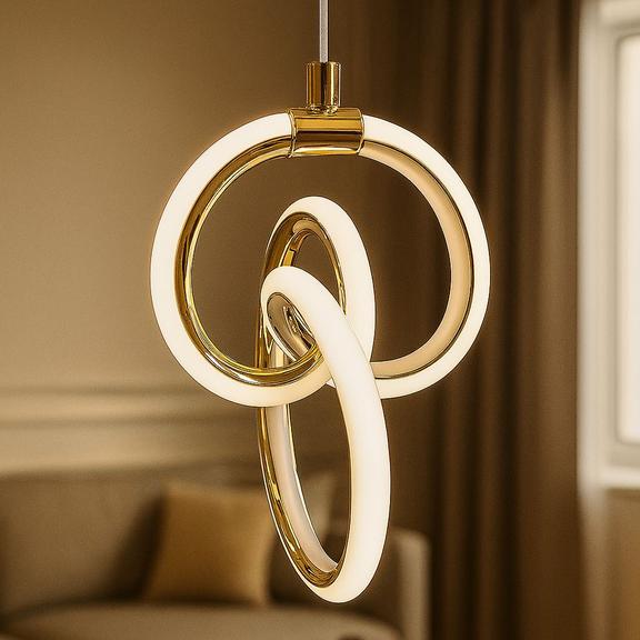 LED-Hängeleuchte LHJ092-1CP Gold