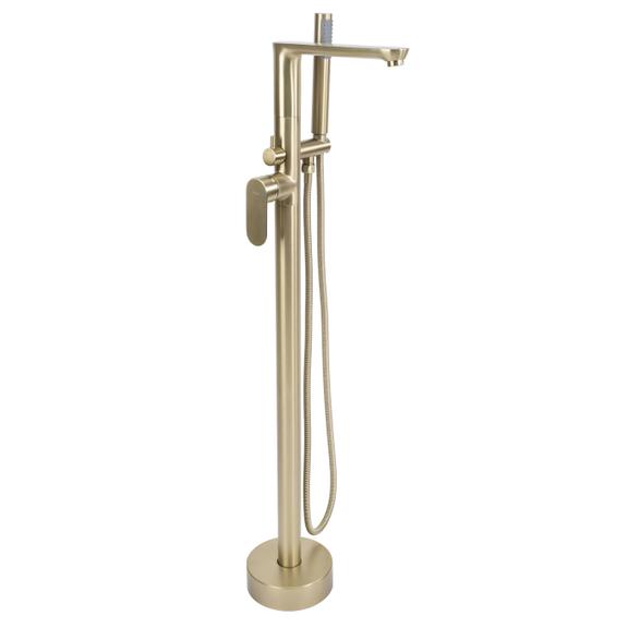 Bateria wannowa podłogowa Rea Logan Złota Szczotkowana