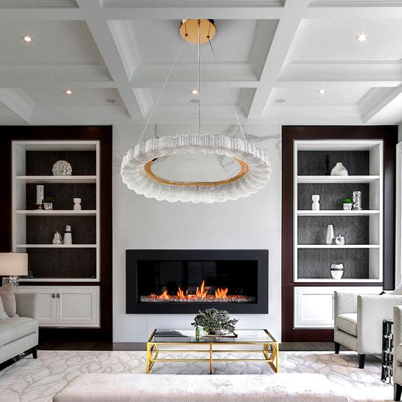 Lampe LED MS019-CP ROSE GOLD 60cm