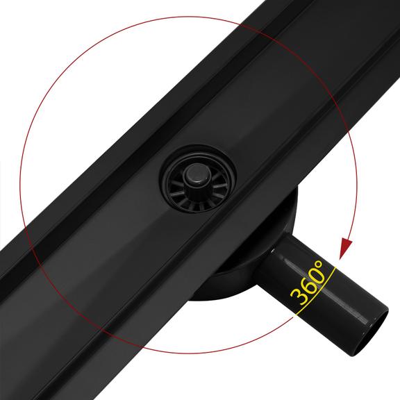 LINEARNI ODVOD REA PURE NEO PRO black matt 100