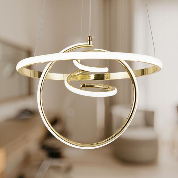 LED-Hängeleuchte G066-CP Gold