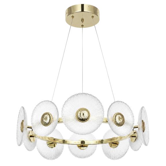 LAMPA SUFITOWA WISZĄCA SWE071-CP 60cm ZŁOTA