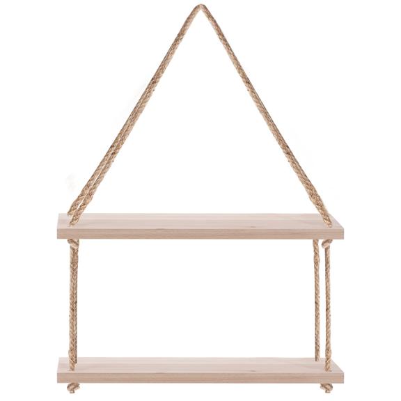 Półka ścienna drewniana 22 WHITE