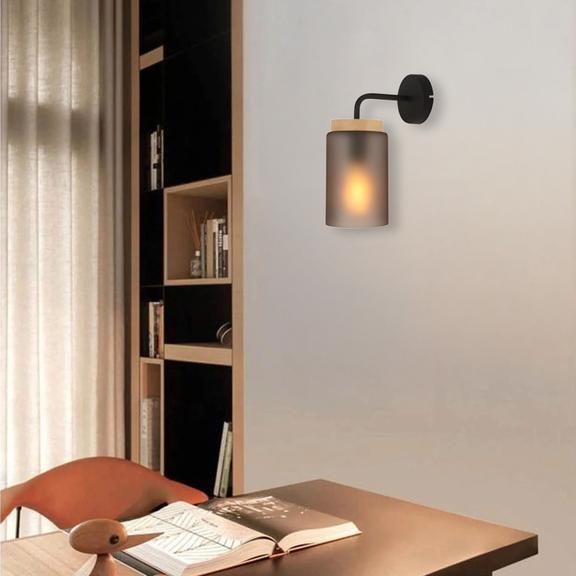 Wandlampe APP1814-1W Frosted Grey