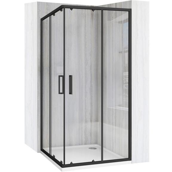 Cabine de duche Rea City 90x90 Preto