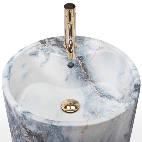 Umywalka Ceramiczna Wolnostojąca Anya Granit mat