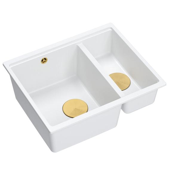 granīta izlietne Logan 150 White