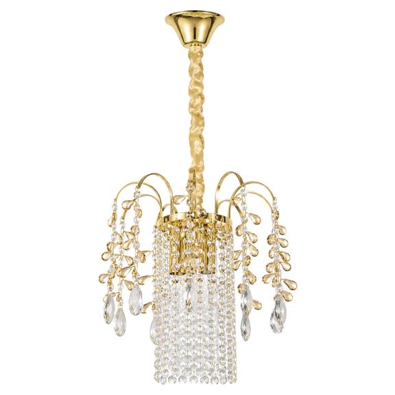 Кристална висяща лампа SWE090-CP 30cm GOLD