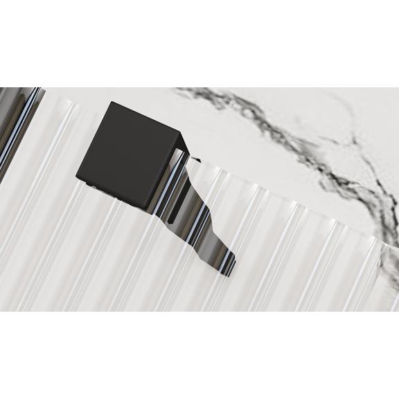 Zuhanyfal Rea Aero Intimo black mat 90