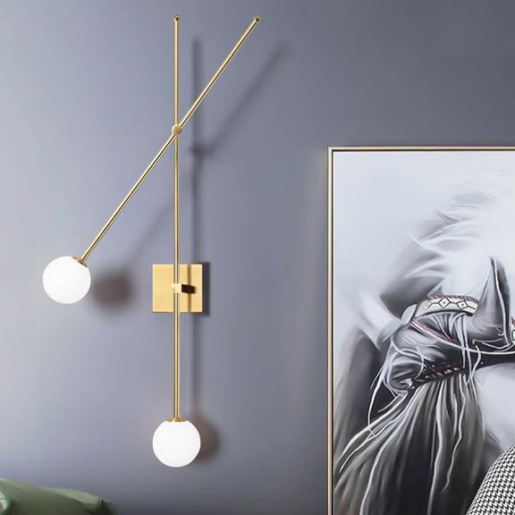 Wandlampe APP1594-2W gold