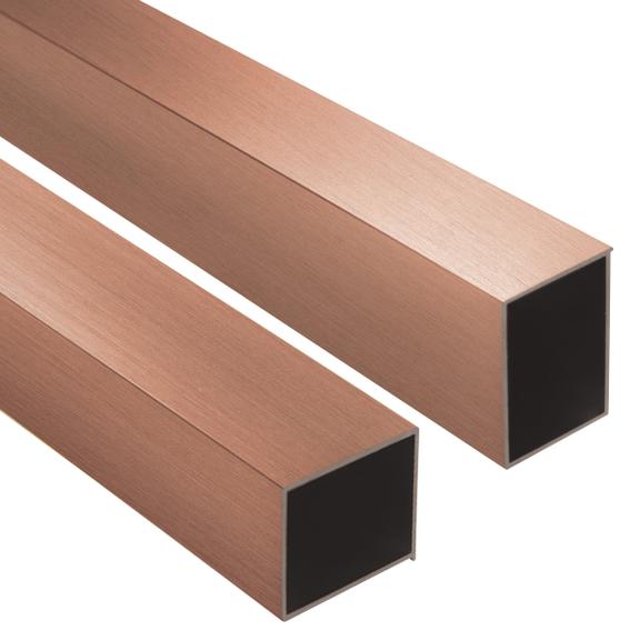 Adapter poszerzający do kabin drzwi 200 cm Miedź Szczotkowana