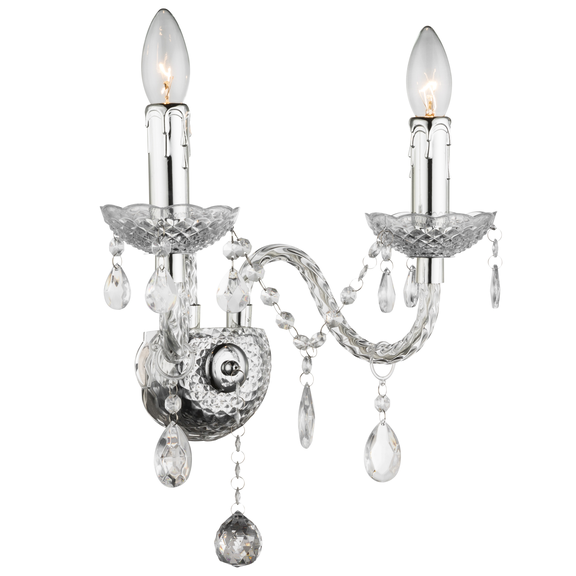 Wandlampe EBT017-2W Transparent