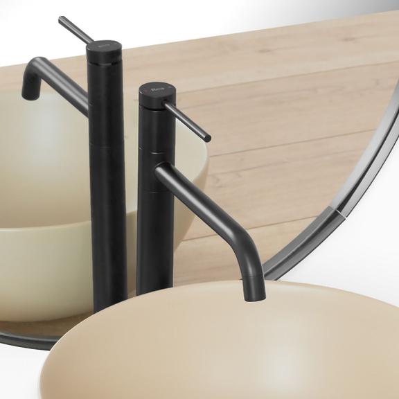 REA LUGANO SLIM valamusegisti must kõrge