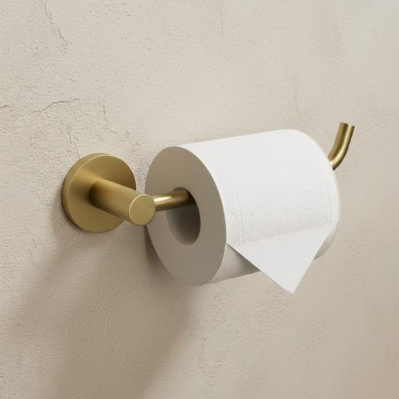 Portarrollos de papel higiénico 5609 Leo Brush Gold